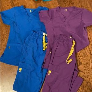 Wink WonderWink scrub set xs